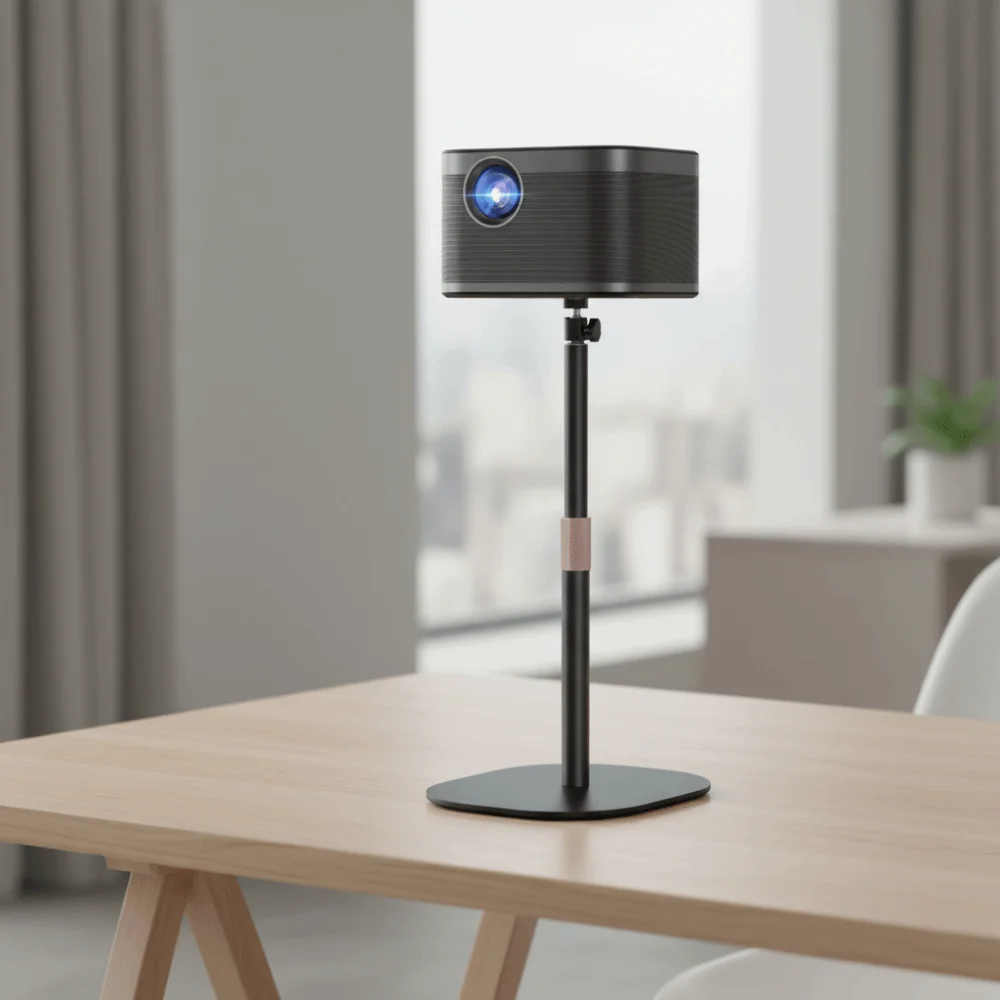 Height Adjustable Micro Projector Stand Desktop Universal Small Projector Bracket Portable 40cm Projectors Holder