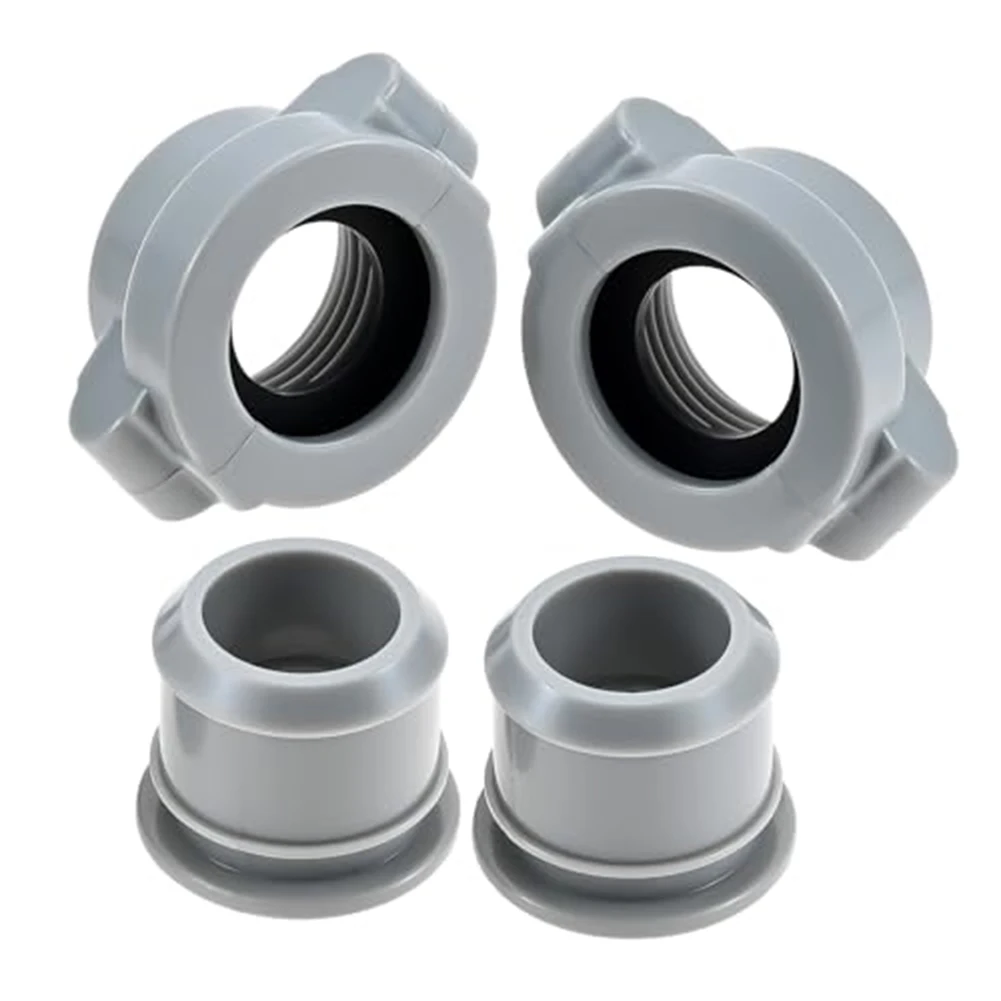 

2pcs Water Pipe Coupling Connector Set For-Coleman Water Pipe Leak-Free Seal Plastic Coupling Screw Nut Connector Spare Parts