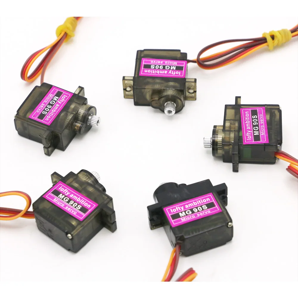 2 /5 / 10 /20 / 50 pcs Mitoot MG90S Metal Gear Digital Servo 9g Metal Steering Gear for Rc Helicopter Plane Boat Car