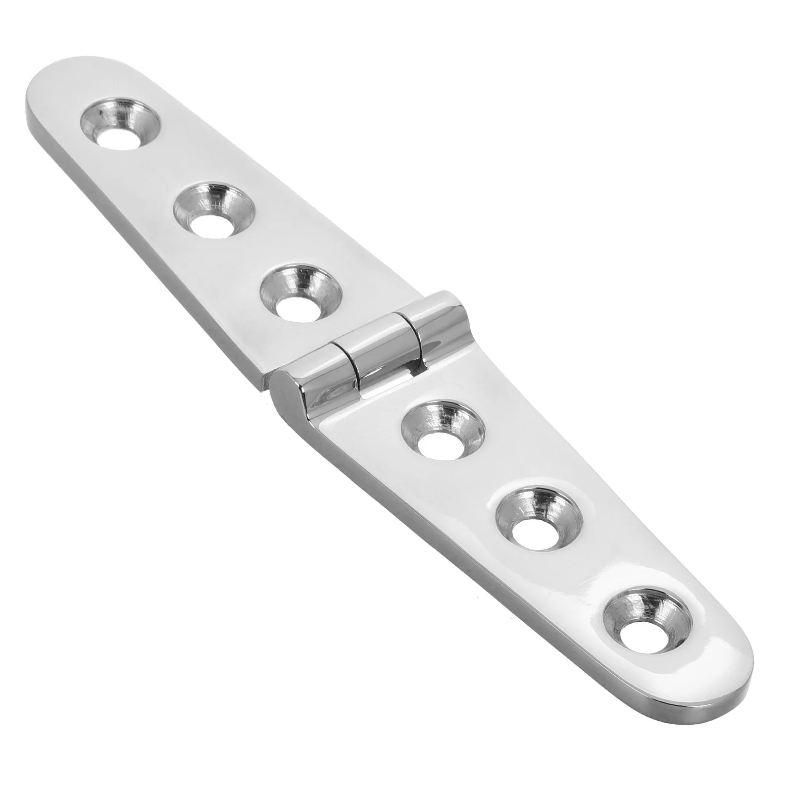 

Stainless Steel Hinges Boat Doors Compartments Heavy Duty Flat Hinge Spacesaving Foldable Smooth Operation
