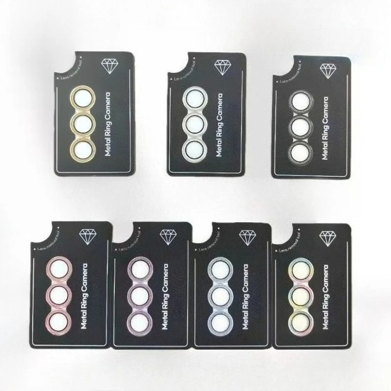Bling Glitzer Glas Metallring Kameraschutz für Samsung Galaxy Z Flip Fold 8 Wide 7 6 5 4 Vollständiger Linsenschutzfilm
