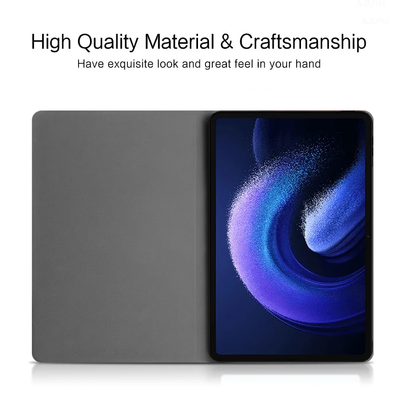 Case ForXiaomi Pad 6 Pro 11 inch Cover PU Leather Soft Back Stand Tablet Shell For Mi Pad 6 MiPad 6 Pro 11