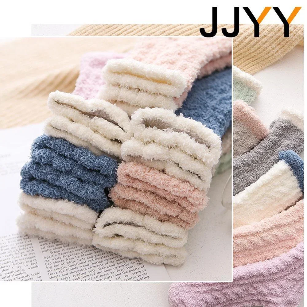 المرأة سميكة المخملية النوم الجوارب حجم كبير دافئ الشتاء المنزل الجوارب الخريف لينة مريحة عارضة الجوارب القصيرة 1 زوج