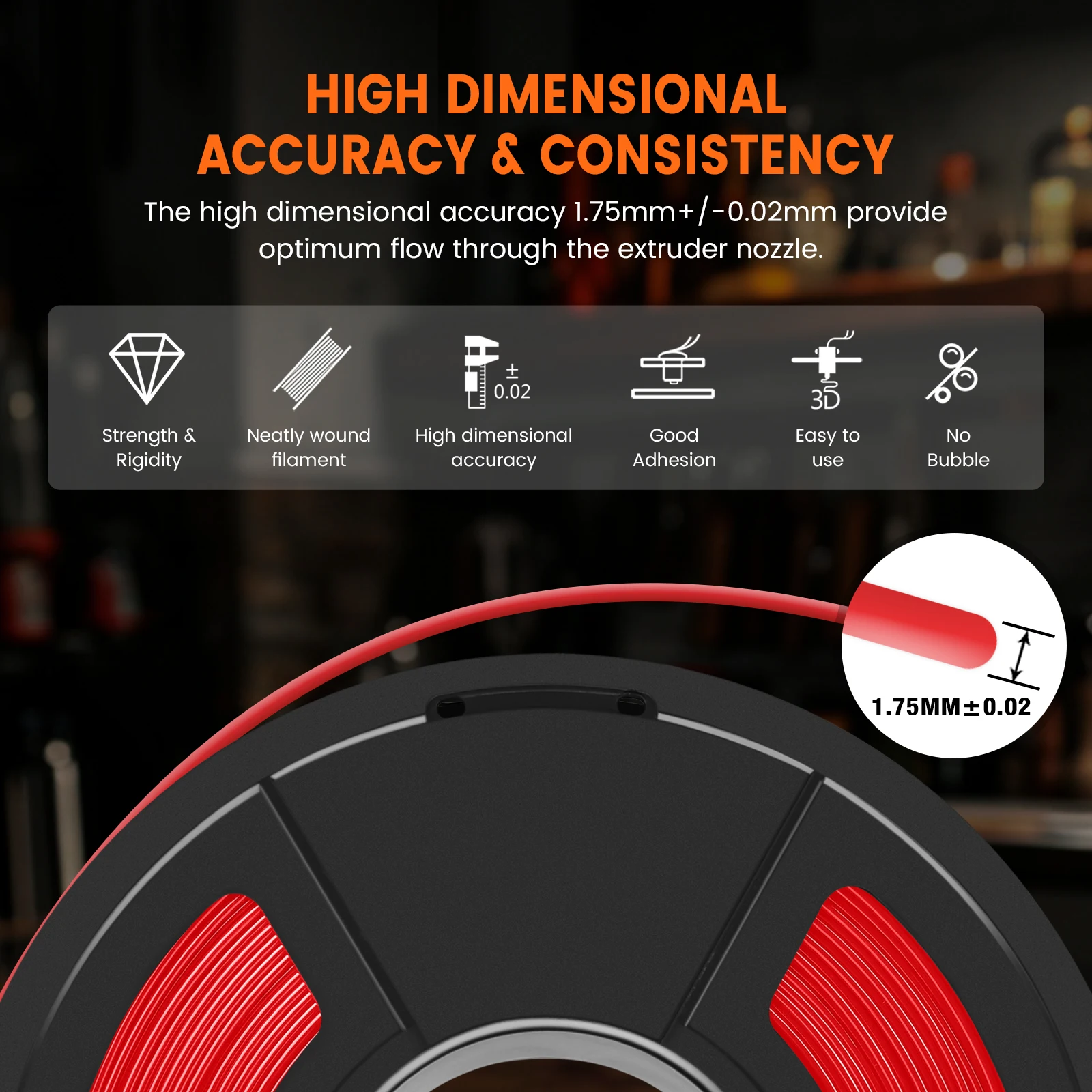 

Филамент TECBEARS PETG для 3D-принтера, 1,75 мм, 10 рулонов, разноцветный, вакуумная упаковка, 100% без пузырьков, для FDM, DIY, подарков, печати, материал