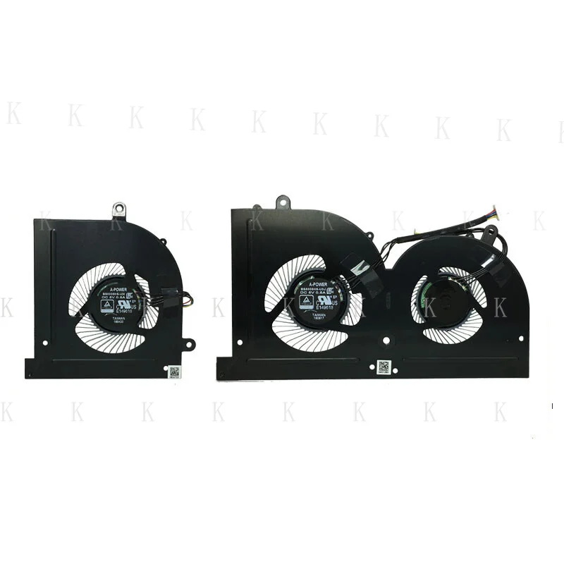 C  FOR CPU & GPU Cooling Fan for MSI GS63VR GS73VR MS-16K2 16K3 16K4 MS-17B1 17B7
