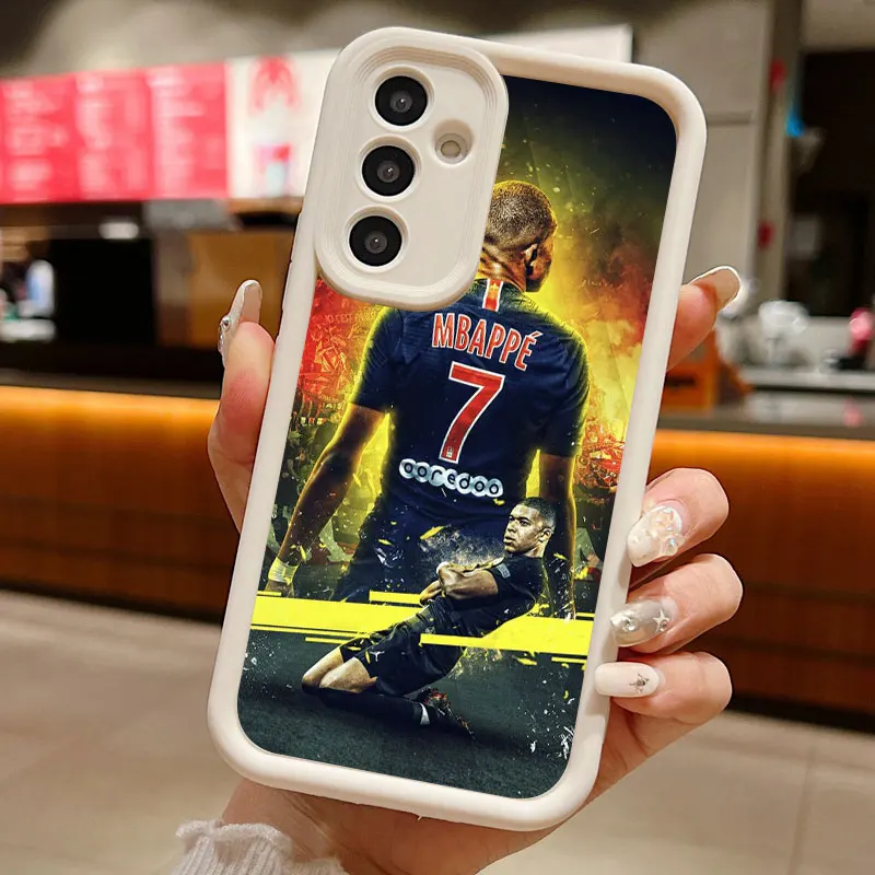 Funda de teléfono de hombre francés m-mbappe para Samsung Galaxy A03, A04, A05, A10, A20, A21, S, A04E, A06, A11, A30, A50, M12, M22, M54, 5G