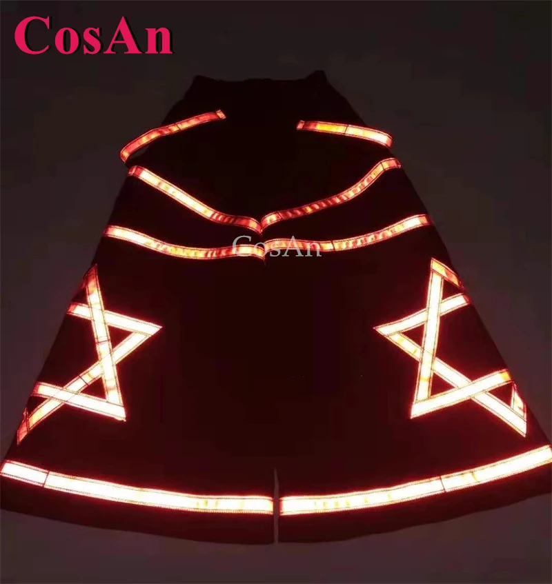 

CosAn модные брюки с гексаграммой и узорами для танцев с призраками, брюки-папка Melbourne Shuffle, брюки-клеш, яркие брюки со светоотражающим эффектом