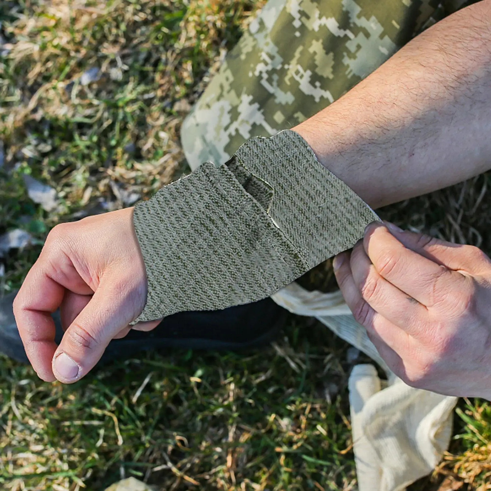 Practical Stretch Gauze Bandage,Portable Outdoor Supply,Versatile Protective Gear For Sports Wrist Ankle Sprains And Swelling