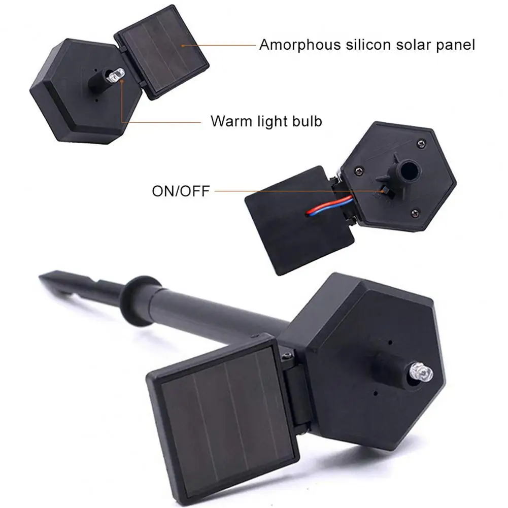 Solar Light Solar Powered Led Parrot Lamp for Outdoor Garden Landscape Energy-saving Waterproof Auto On/off Lawn Light Solar