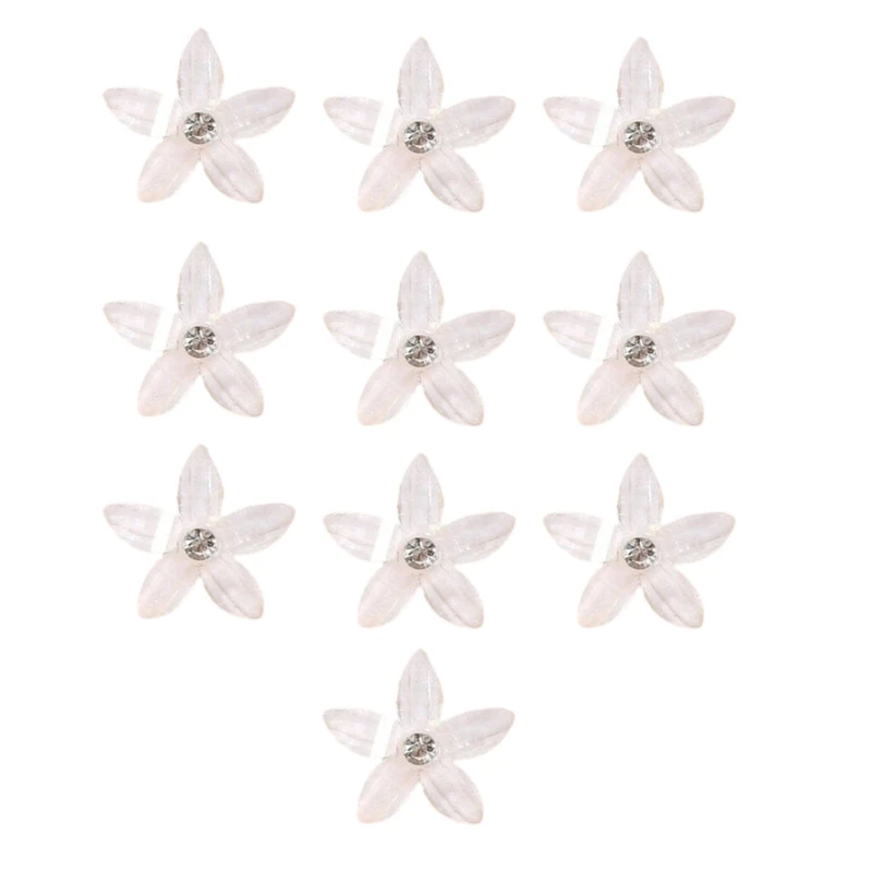 

Small Floral Hair Clip 10Pcs Hair Accessories Wedding Party Hair Decorations