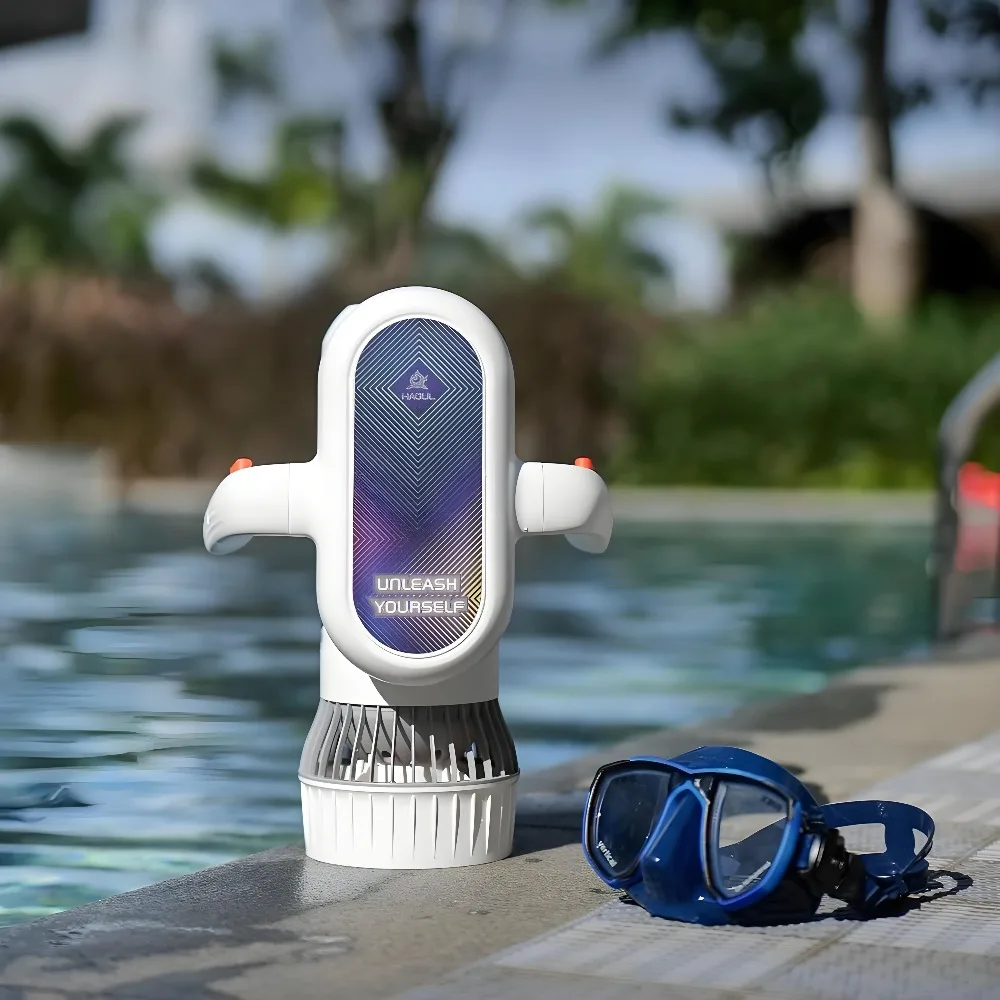 Elevador de parque acuático para niños, equipo de natación, dispositivo de propulsión subacuática para piscina, propulsión eléctrica ligera y compacta