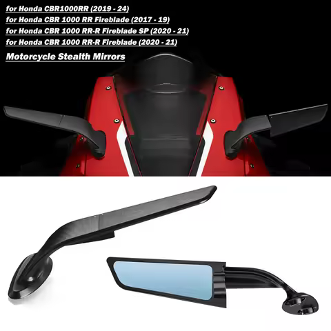 for HONDA CBR1000RR Accessories Motorcycle Stealth Mirrors CBR 1000 RR Rearview Mirror CBR1000RR-R Fireblade CBR1000RR Parts