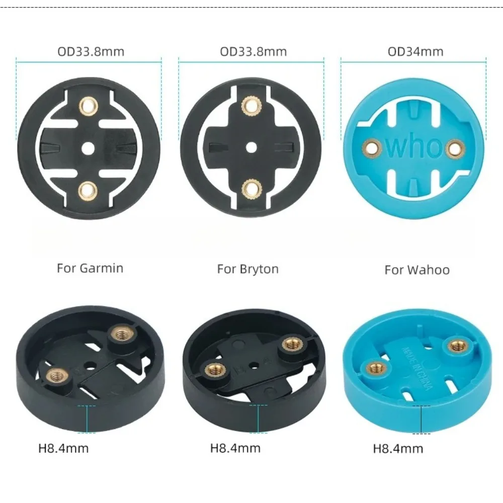 2 قطعة قاعدة تثبيت الكمبيوتر ل Garmin/Magene/Bryton/Wahoo يناسب الرادار RTL515/Magane L508/Bryton R300L دورة استبدال إدراج