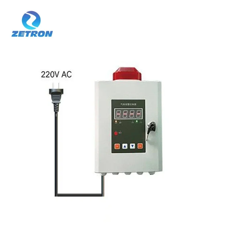เครื่องควบคุมก๊าซ Zetron TH100 MODBUS RS 485/4-20mA แบบสี่ช่องทาง แผงควบคุมก๊าซ