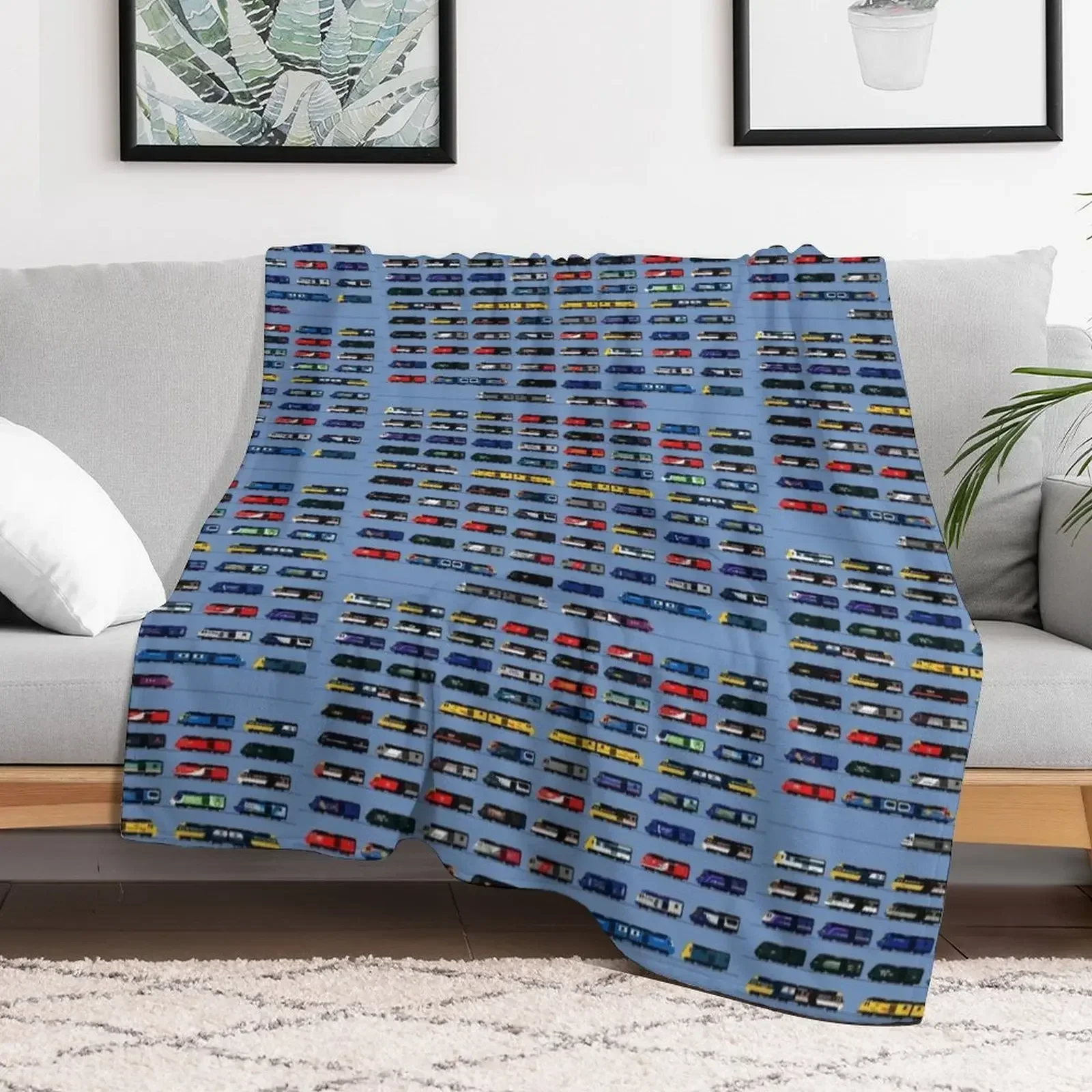 

HST Power cars Throw Blanket Thermal wednesday Blankets Soft Big Quilt Summer Blankets
