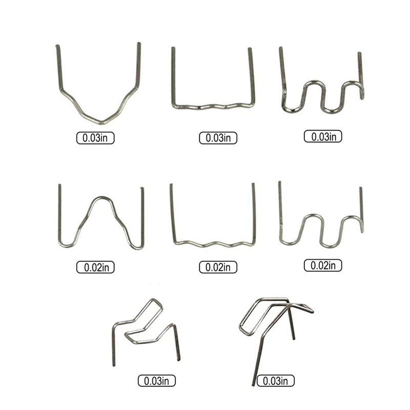 Grapadora en caliente para reparación de ondas, herramientas de parachoques de coche, reparación de carrocería, 1600 Mm y 0,6 Mm, máquina estándar precortada, soldadura duradera, 0,8 piezas