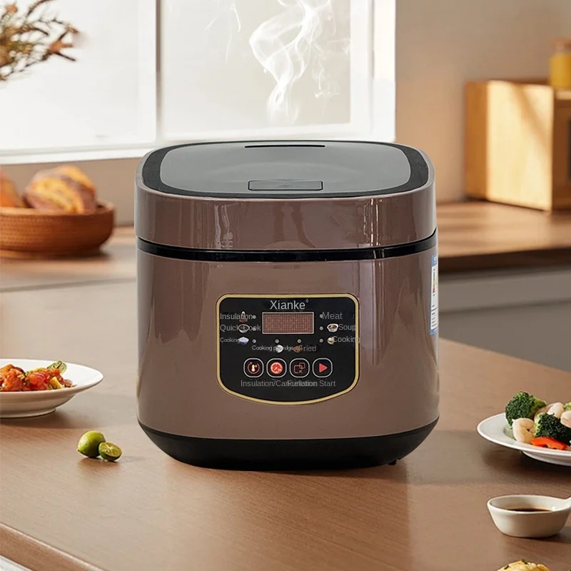 지능형 가정용 전기밥솥 5L 대용량 프리셋 타이머 다기능 가열 기능 완벽한 가정용 선물