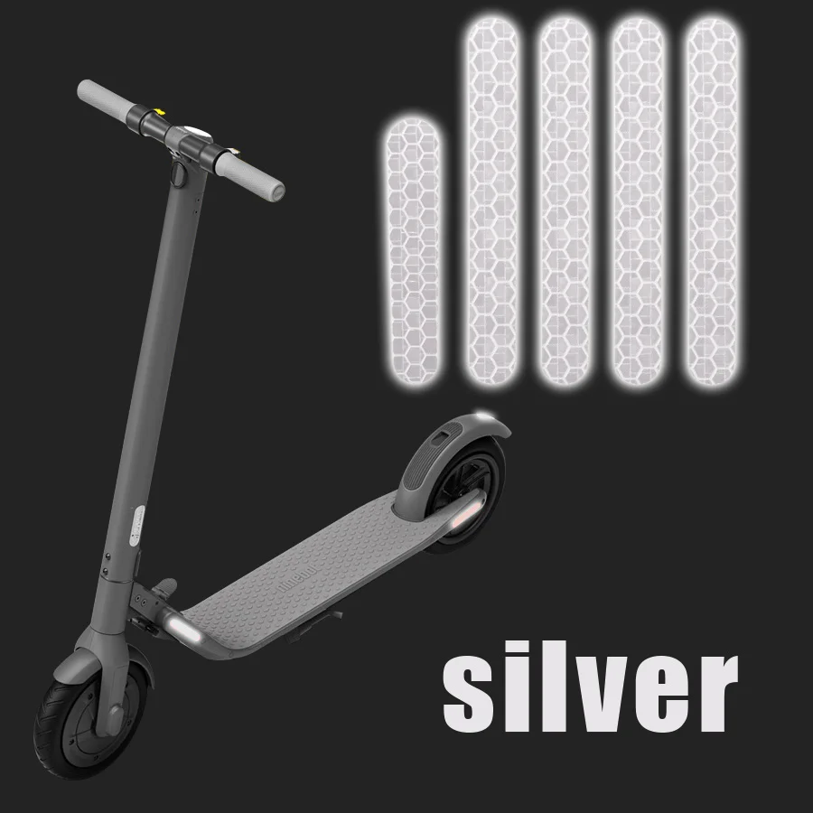 1Set Reflective Stickers For Ninebot ES1 ES2 ES3 ES4 E22 E25 Series Electric Scooter PVC Anti-reflective kickScooter Accessories