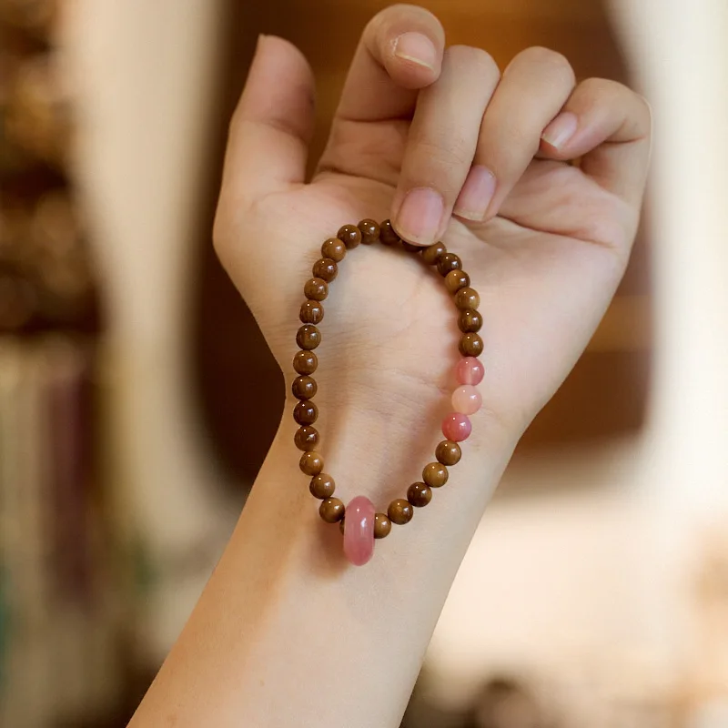 

Натуральный Kuk Bodhi, источник соли, агат, простой новый дизайн в китайском стиле, браслет в культурном стиле, подарок для лучшего друга