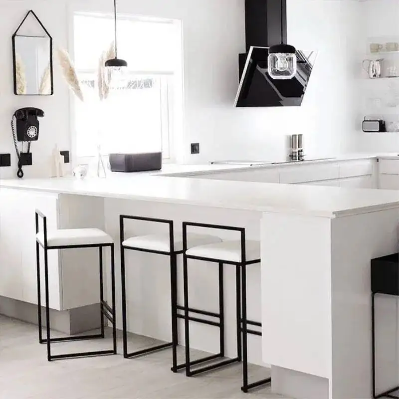 

Скандинавские кованые барные стулья: современные, простые, высокие, для дома, дизайнерские, для кухни