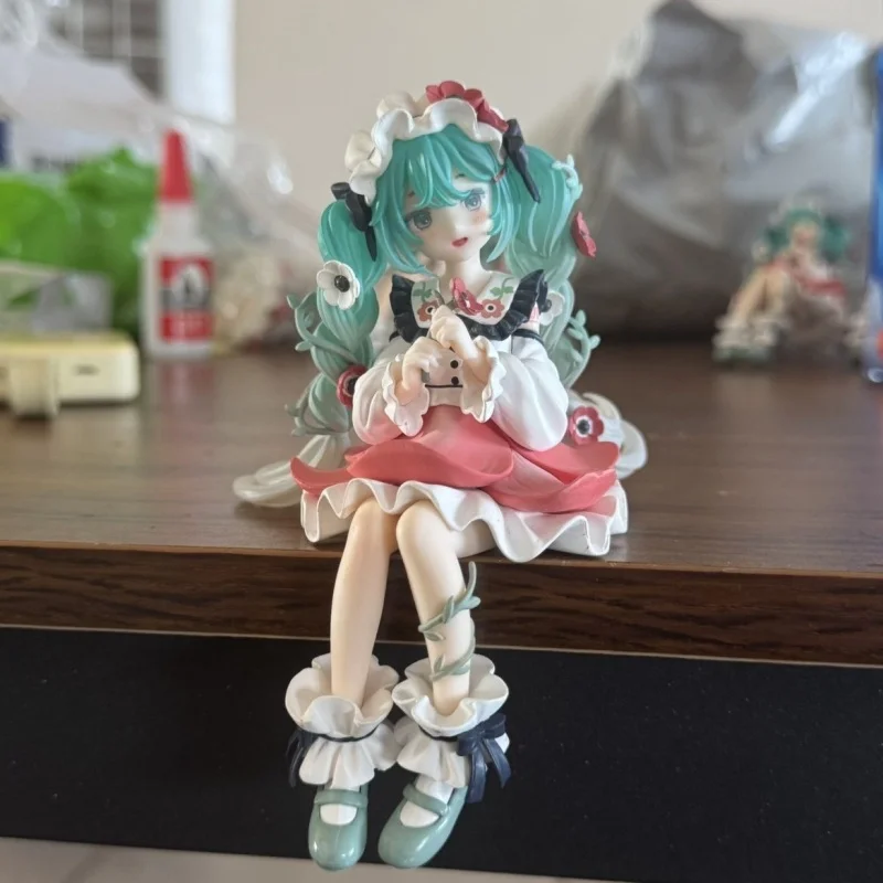 ホットな新フリュー初音ミク未来アネモネ妖精風景手作りインスタントラーメンプレス本物のバルクコンテナかわいいギフト
