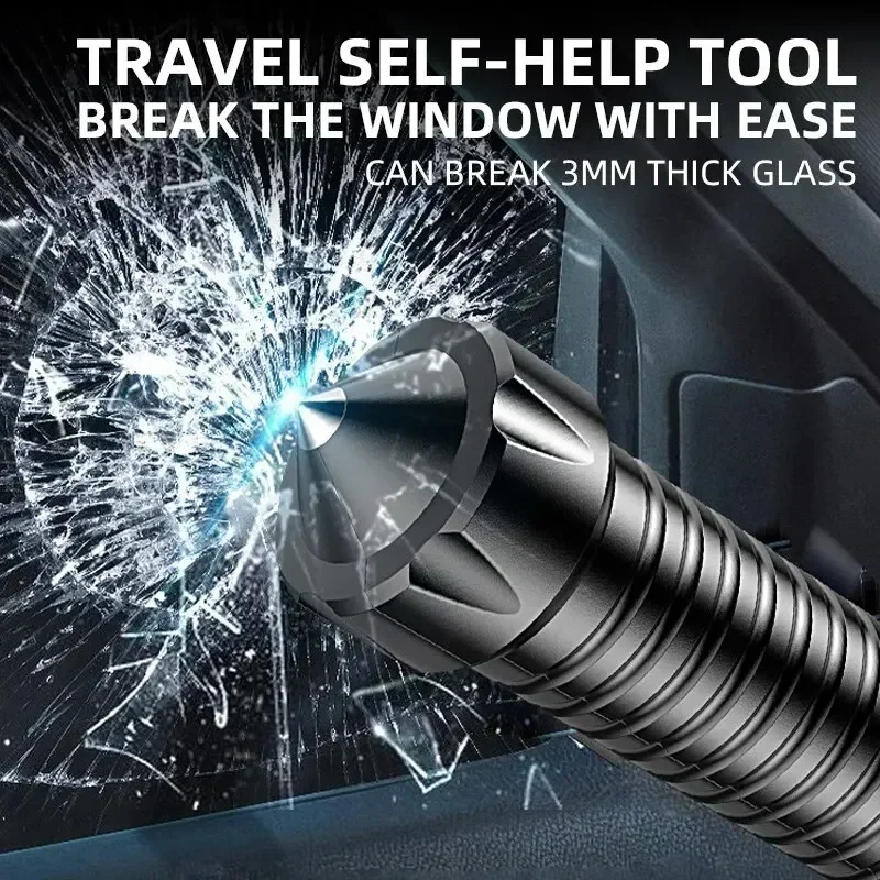 Baseball Bat LED Self-defense Flashlight telescopic Zoom Super Bright Self Defense Mace Light Tactical Baton Emergency Torch