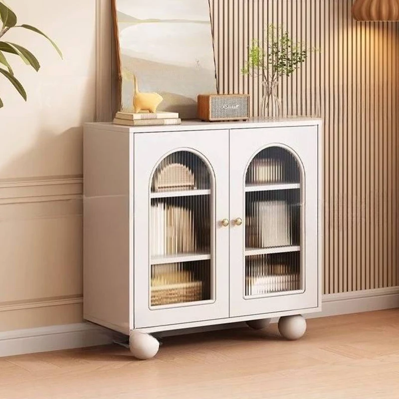 الاستقبال الأبيض خزائن غرفة المعيشة عرض ريفي خزانة غرفة المعيشة الخشبية توفير المساحة الإبداعية فيترينا الأثاث العصري