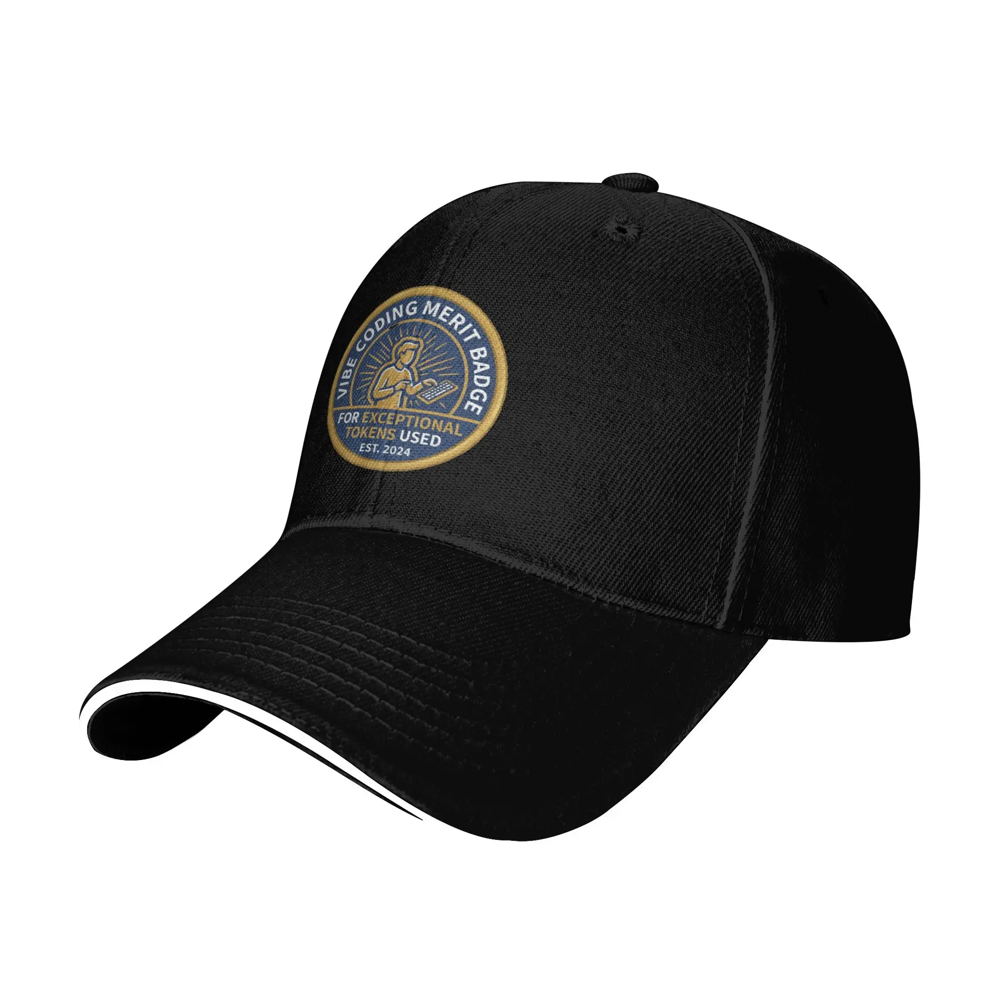 Vibe Coding Merit Badge Gift For Children Men Women A Baseball Cap Hat