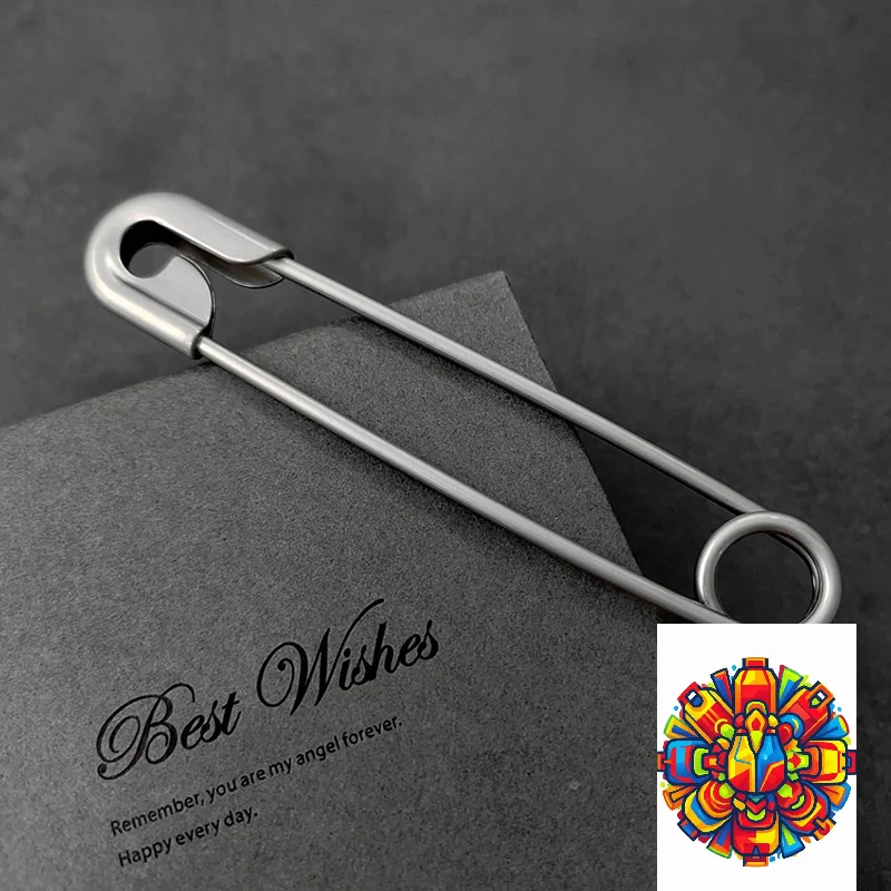 

Модные большие металлические булавки для одежды, джинсов, платьев, шарфов, регулируемые булавки-аксессуары