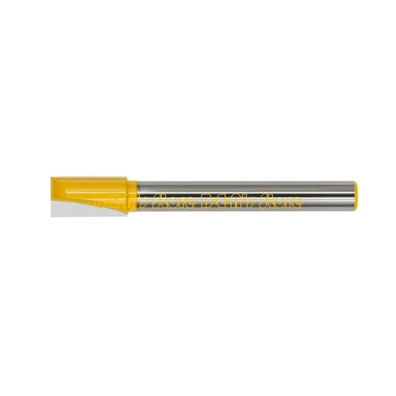 Y1AD 12mm Shank Bottom Cleaning Carbides Router Bit Long Shank Efficient Milling