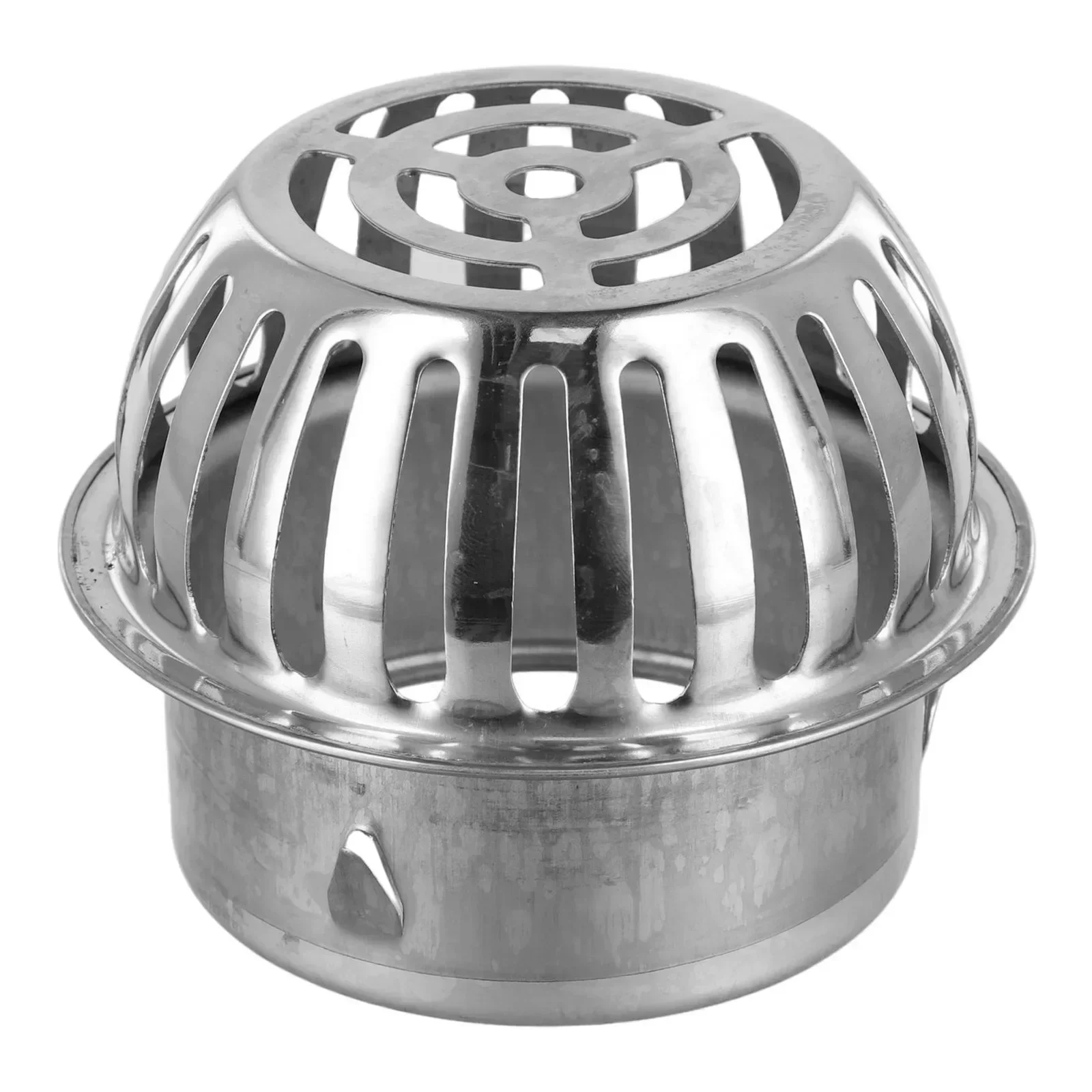 Stainless Steel Outdoor Floor Drain Roof Balcony Gutter Guard Strainer Anti-blocking Rain Pipe Cap Drainage Plumbing Fitting