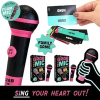 Karaoke Game Lucky Egg Exciting Grab The Mic Bad Singers Lyric Cards for The Family Multiplayer Players Board Game