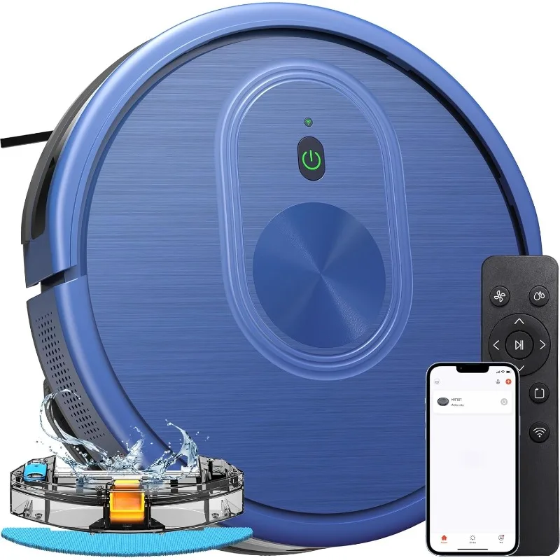 XIEBro Robot Vacuum   Mopping Robotic Vacuum with Schedule,  Max Suction, Self-Charging Robot Vacuum Cleaner,