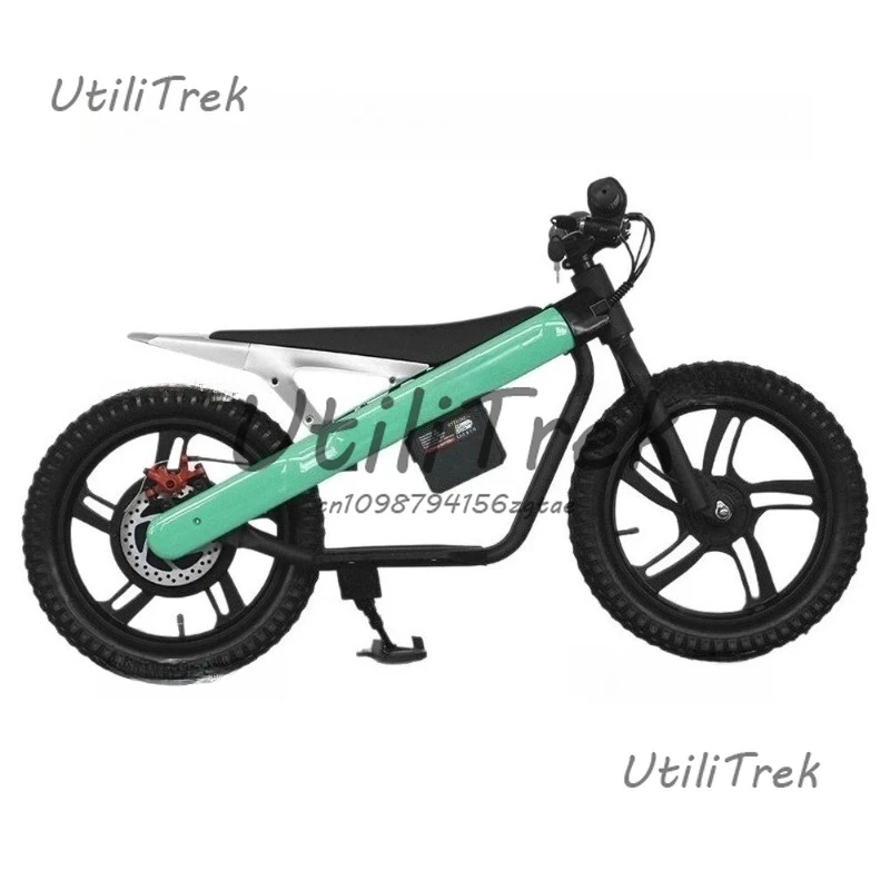 

16 Inch Kids Electric Bike Balance Bike with Training Wheels for Children