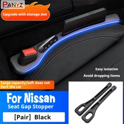 Car Seat Gap Filler Side Seam Plug Strip with Groove Leak-proof Filling Strip For Nissan Qashqai J10 Juke Micra Leaf Pathfinder