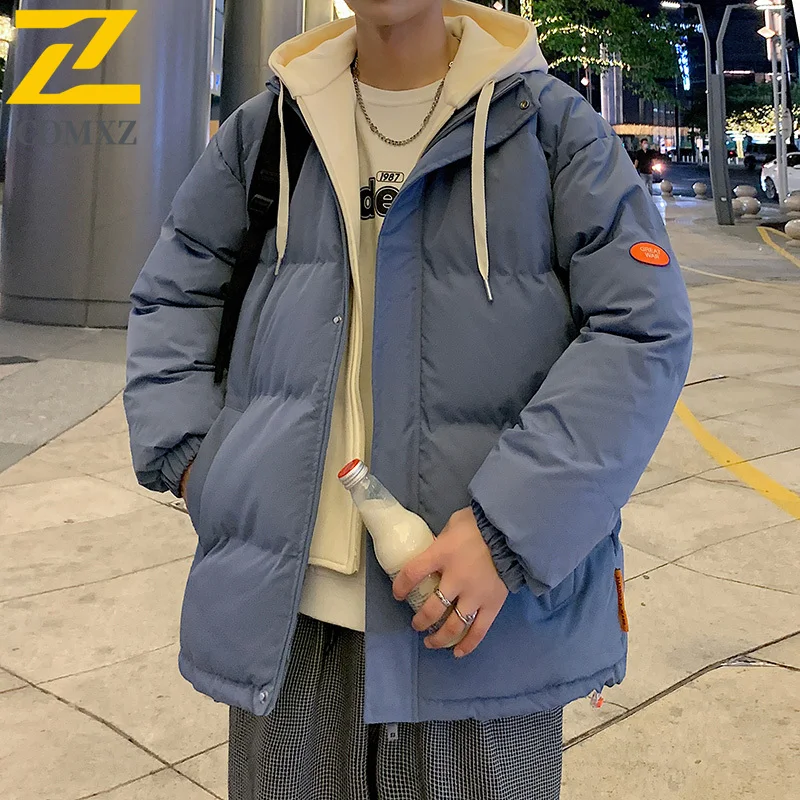 남성 파커 코트 겨울 따뜻한 캐주얼 야외 여행 스노우 코튼 패딩 자켓 작업 두꺼운 방풍 스키 방한 빵 자켓