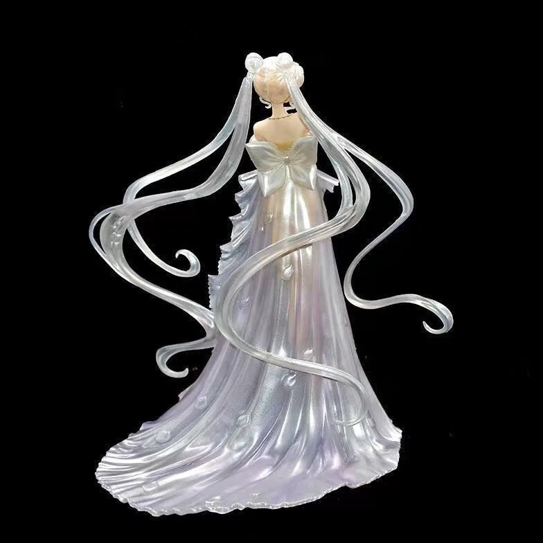 New Anime Wedding Dress Sailor Moon Kawaii Standing Posture Action Figure PVC Model Statue Toys Desk Decor Doll Collectible Gift
