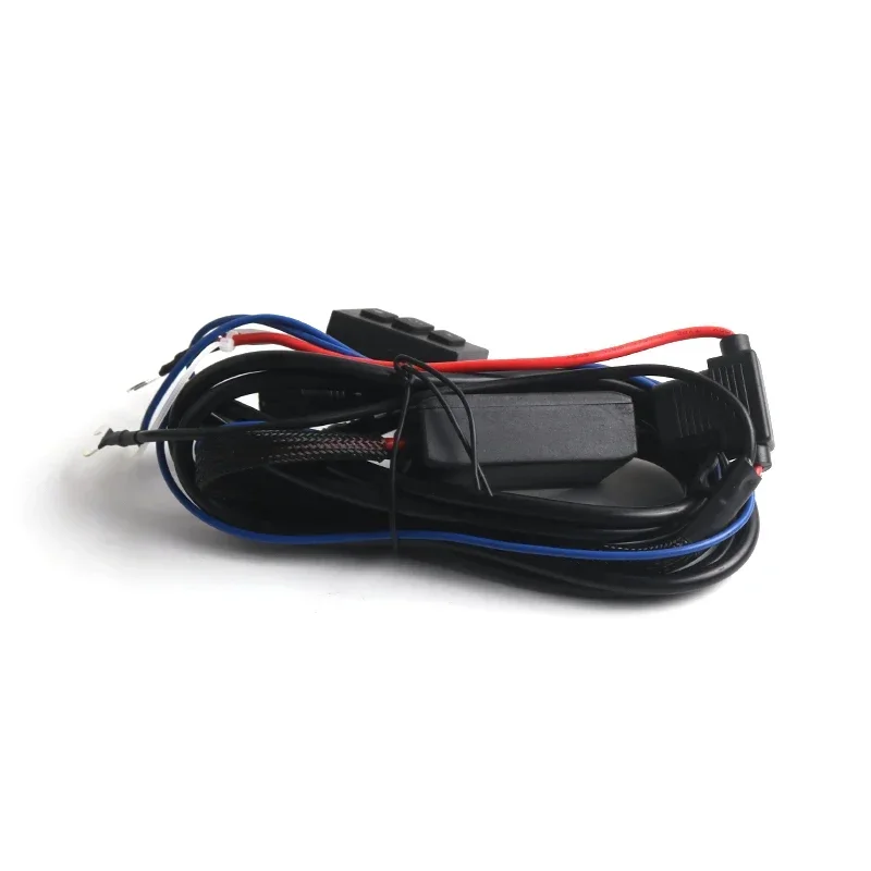 SANVI Wiring Harness Kit for 2 Lights Fuse On-Off Switch 12V Relay 120Watt for LED Work Light Bar