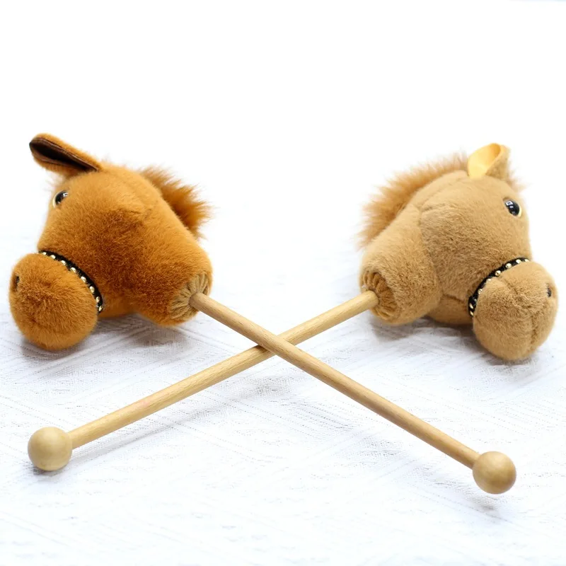 

20cm 15pcs Wholesale Plush Toy Rotatable Simulated Doll Zodiac Horse Ornament Ragdoll Year Of The Horse Mascot