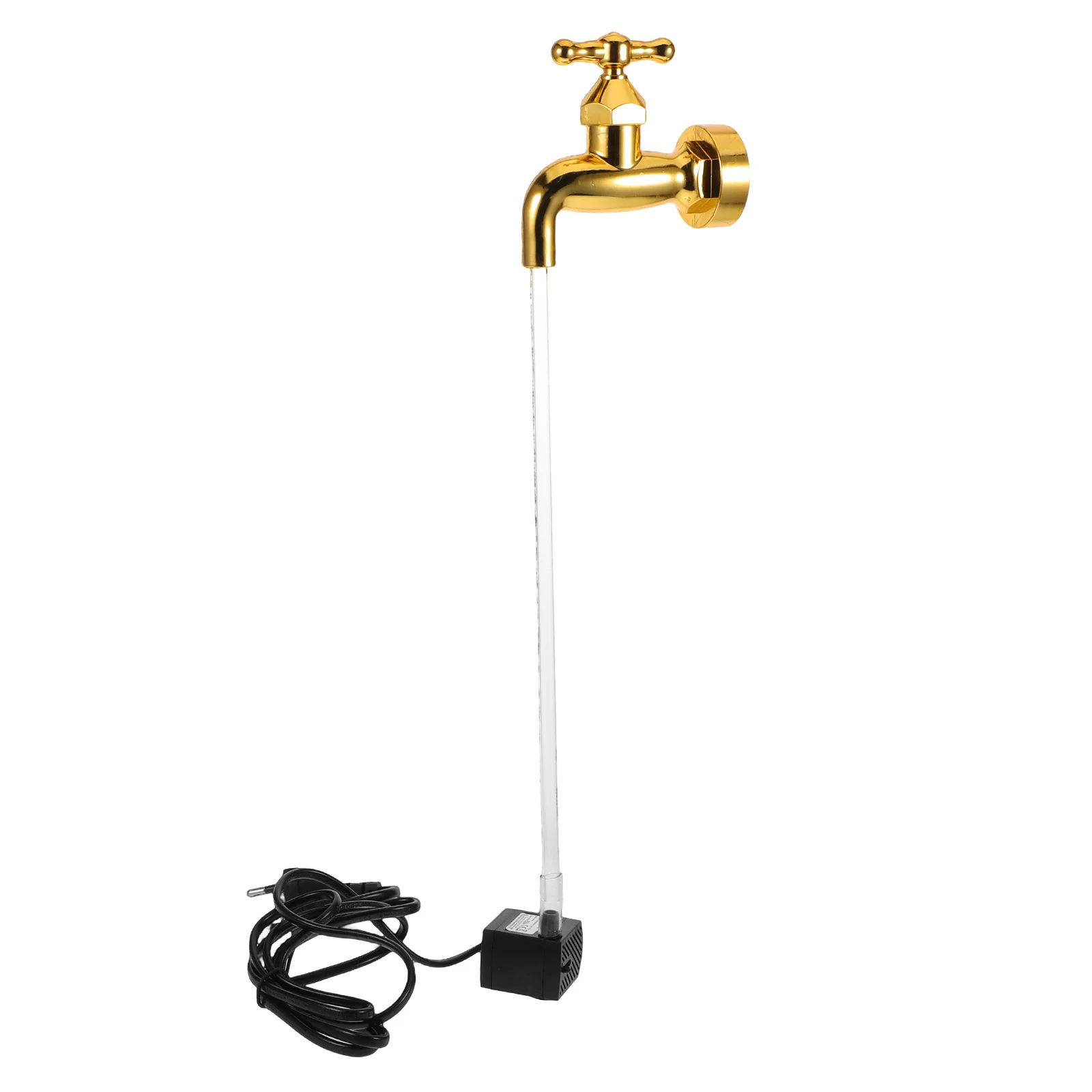 

1Set Invisible Flowing Spout Fountain - Floating Water Tap Ornament for Outdoor Garden Patio Decor - Eye Catching Artistic