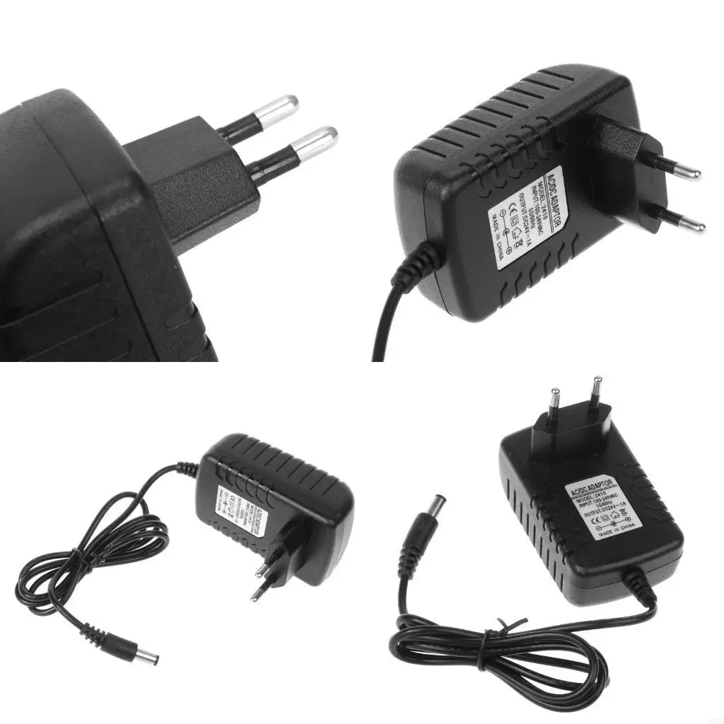 EU Plug AC 100V 240V Adapter 24V 1A 5.5x2.1mm Server Power Supply