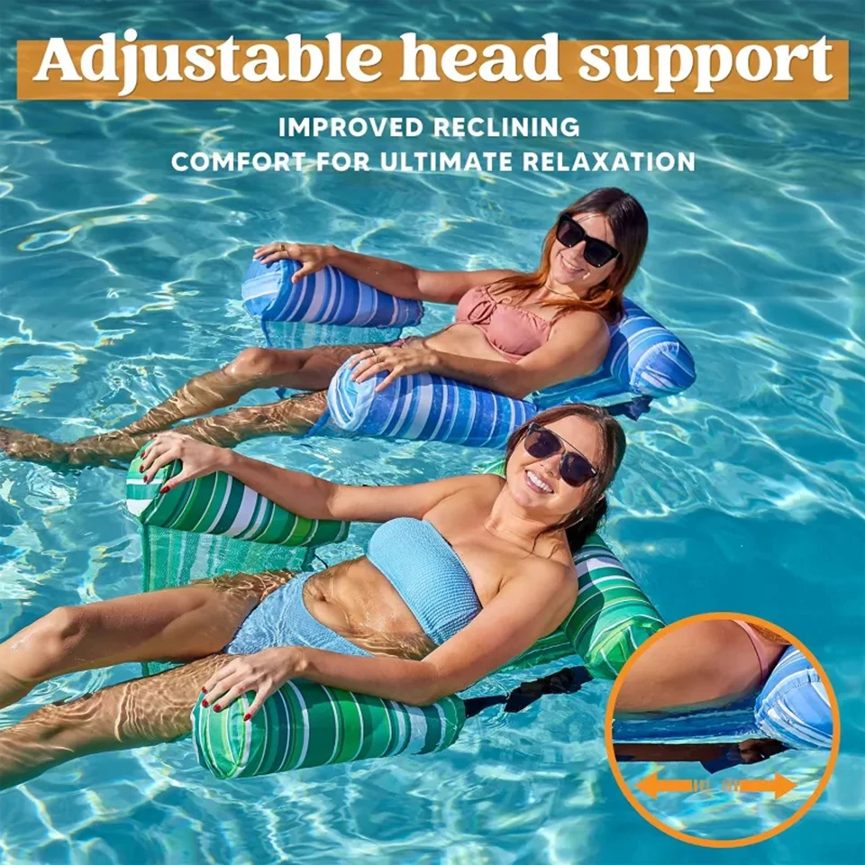 Aufblasbare Schwimmliegen für Erwachsene, Schwimmender Liegestuhl für den Pool, Party-Schwimmkissen für Sommer, Wasser, Strand, See FY-1 – Detail 8