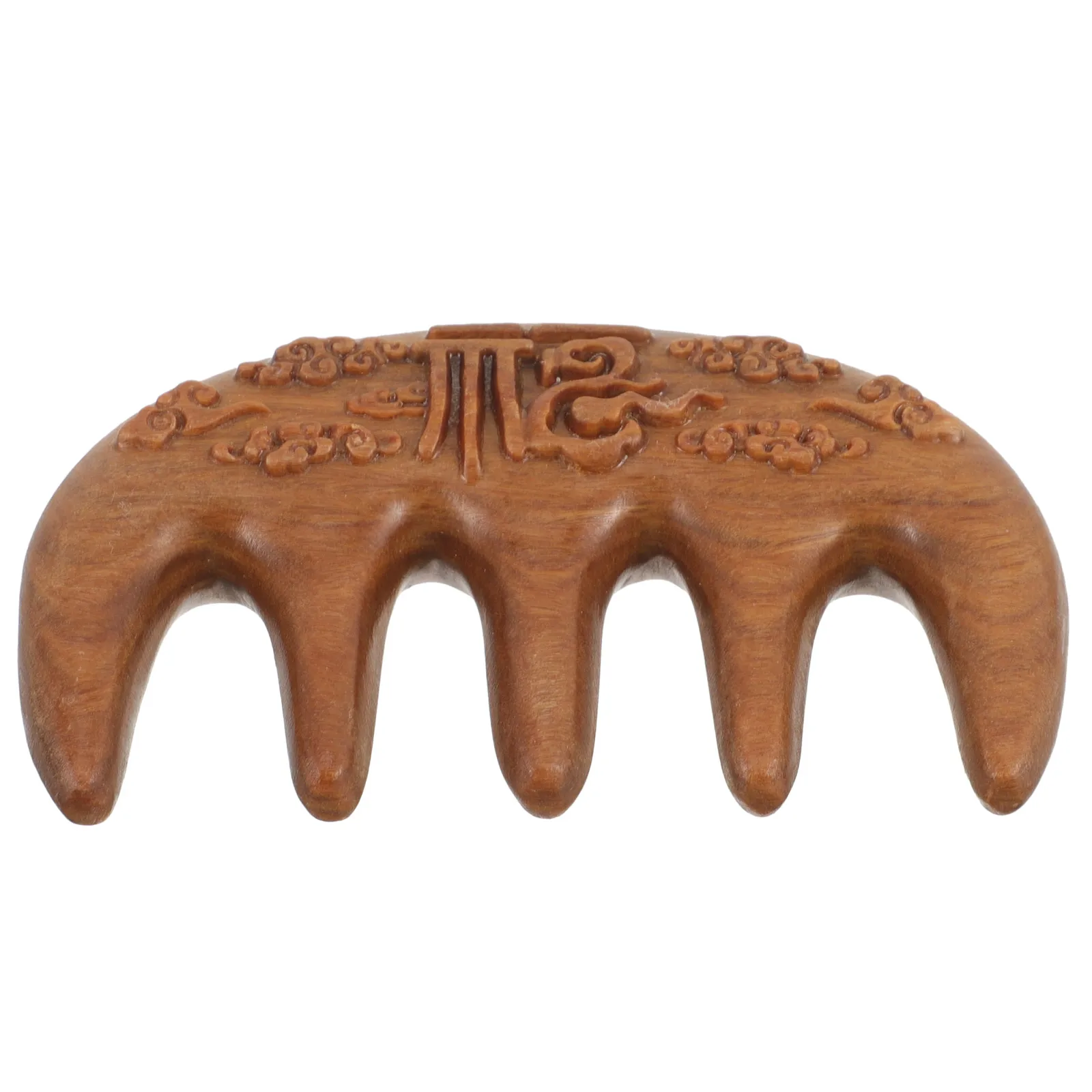 

s Wooden Scalp Massage Comb Lightweight Ergonomic Sturdy Green Hair Detangling No Static Portable H made Fitness Tool
