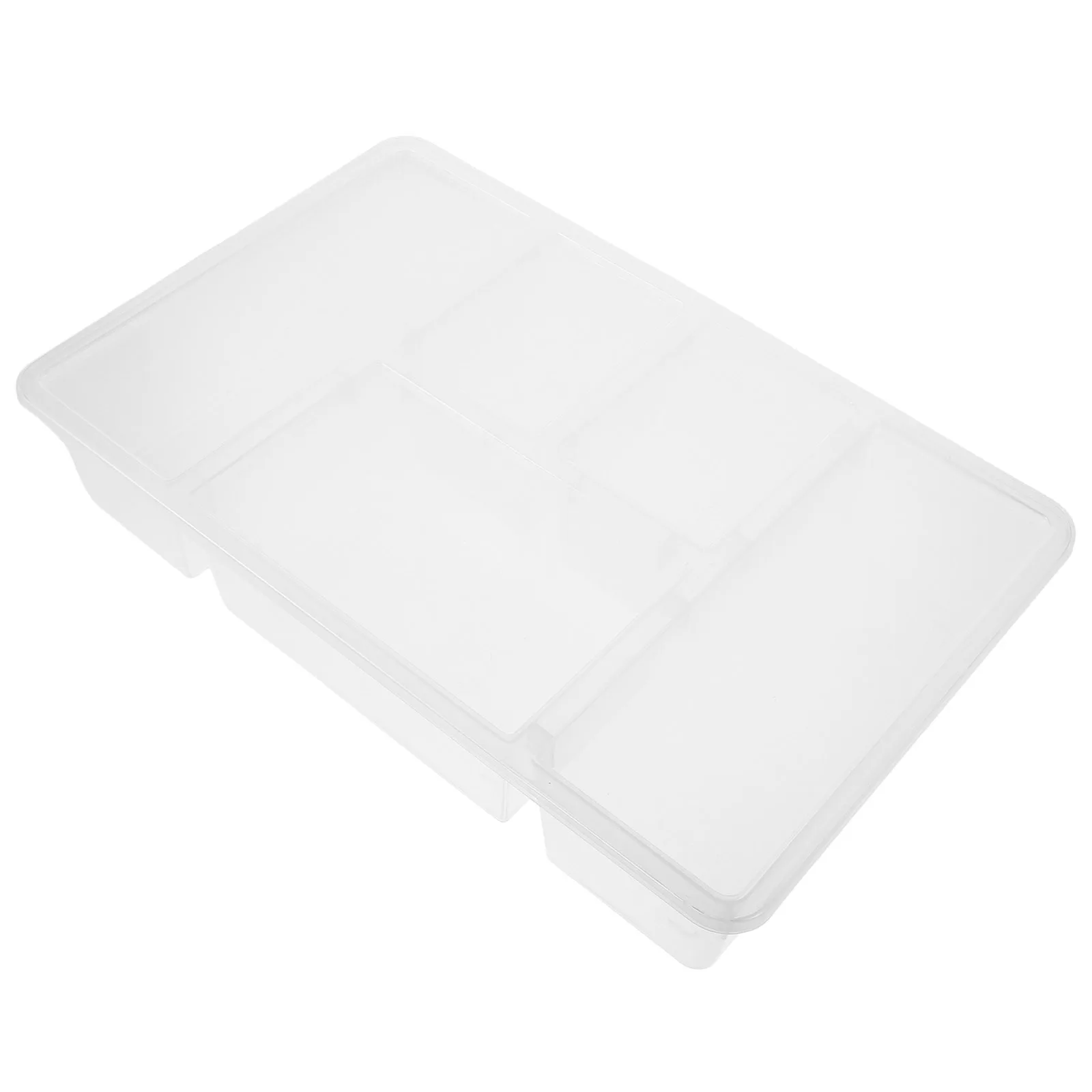 

Kids Snack Storage Container Clear Food Organizer Box For Fridge Pantry Travel Divided Compartment Toddler Lunch Box