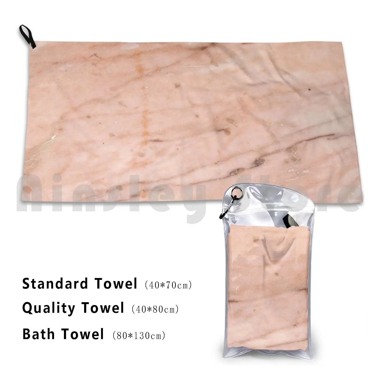 Rose-Gold Marble Custom Towel Bath Towel Pink Marble Rose Gold Marble Marble Texture Marble Pastel Pink