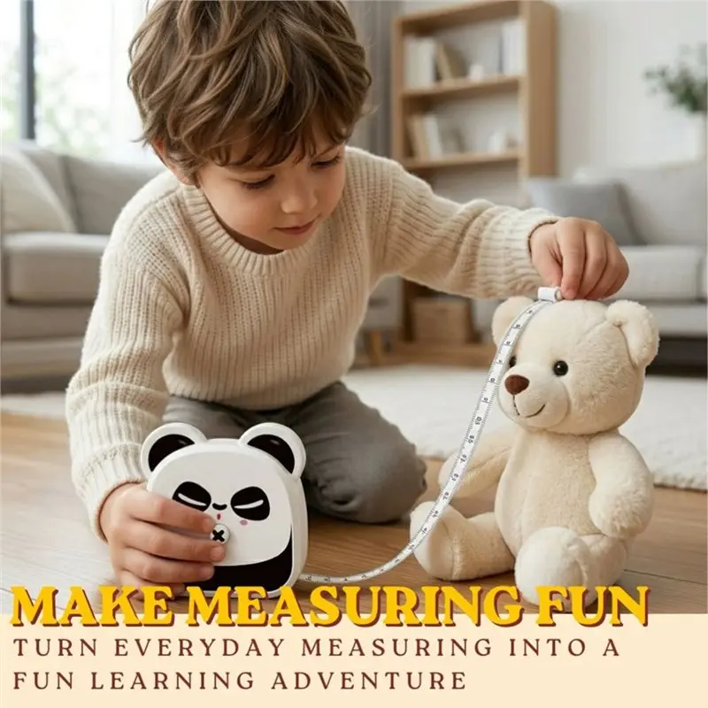 A64K 2 In 1 Kids Tape Measure With Countdown Timer Cooking Timer Tool B
