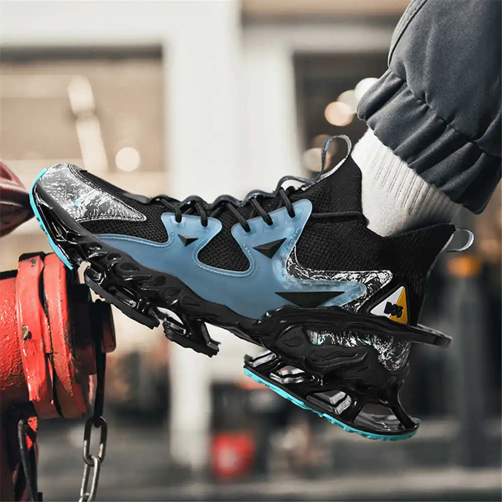 Autumn-spring Number 44 Elegant Blue Shoes Dress Men Blue Tennis Sneakers Sports Unusual Sports-leisure Sport High Tech