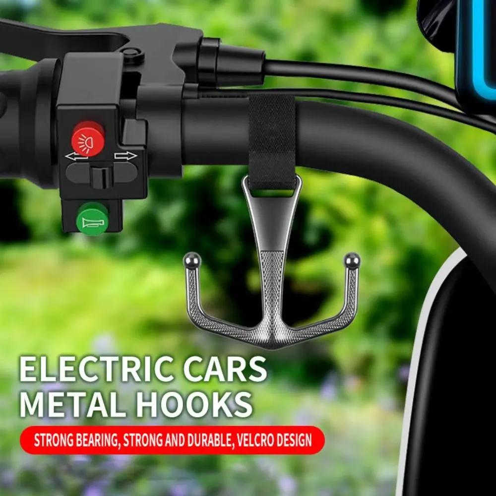 

Metal Motobike Front Hook Durable Strong Load-bearing Capacity Motorcycle Organizer Quick Installation Stable Handlebar Hook