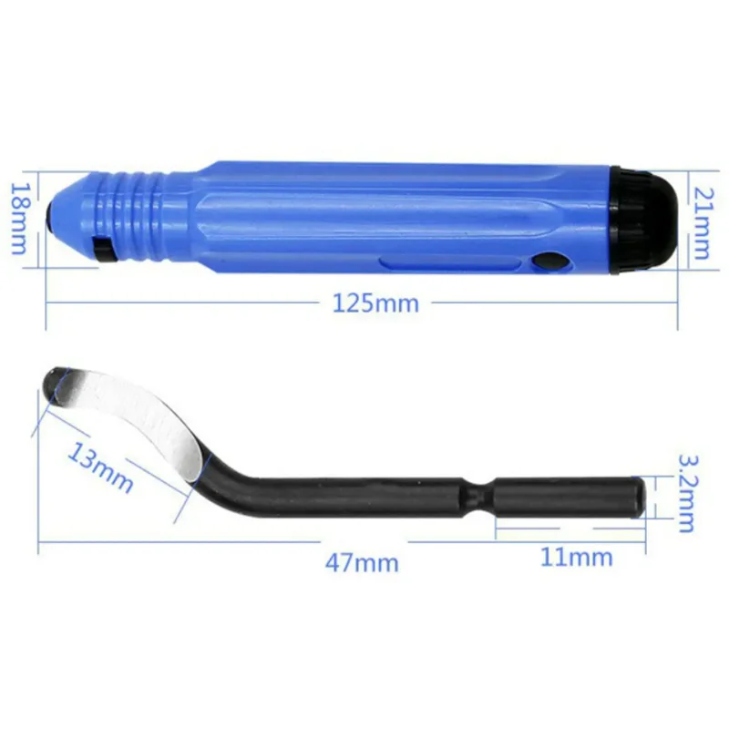 Trimming Knife Scraper Edge Deburring Head Cutters Set Burr Remover Hand Tool For Wood Plastic for PVC Pipes Resin Art Tools