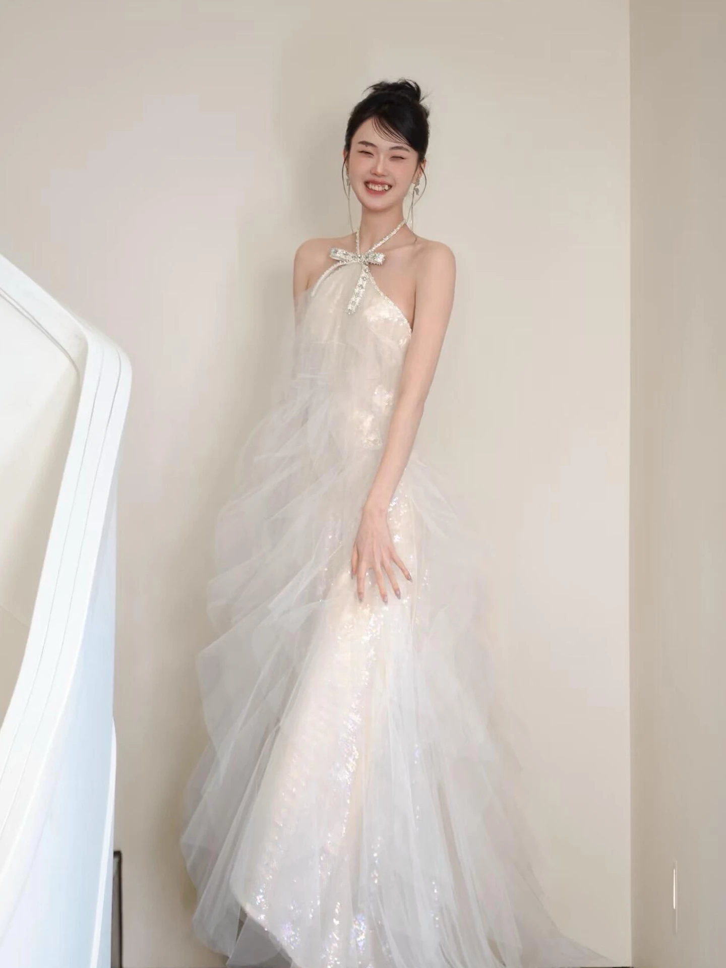 Ball Wear Morning Gowns Women's Light Wedding Dress High-Grade Super Mori Bride Engagement High-End Affordable Luxury Niche